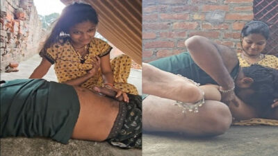 worker girl secret Oral sex with manager on Rooftop viral mms