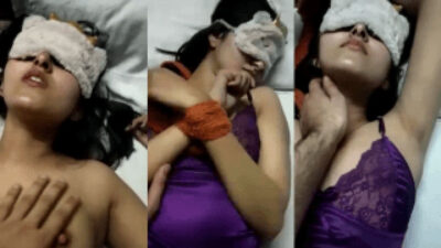 Famous Girl Muskaan Malik Wearing Blindfold and doing Hard Sex