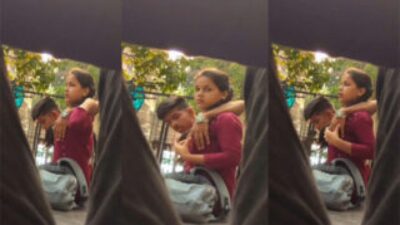 Desi Bengali school Girl sex in Public park with Lover