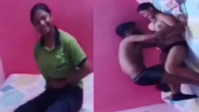 Big Tits 18y School Girl Sucking Big Dick and Hard Fucked By BF