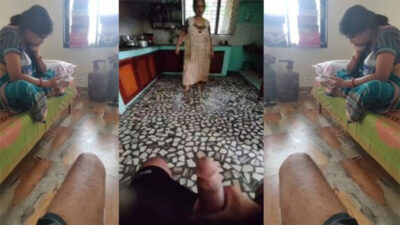 Dare Young Boy Masturbating In Front of Maid Aunty viral videos